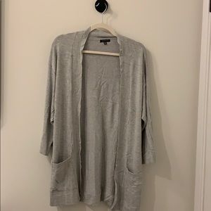 Grey dynamite cardigan